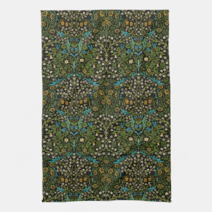 Linge De Cuisine Morris Black Arrière - plan Vintage Blackthorn Mot