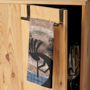 Linge De Cuisine Mosaïque du désert du sud-ouest de Kokopelli