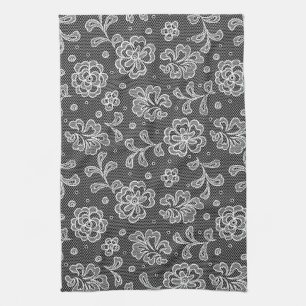 Linge De Cuisine Motif 1 de tissu de dentelle