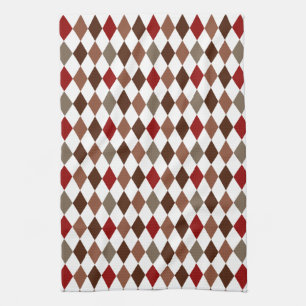 Linge De Cuisine Motif à motifs de losanges élégant de diamant