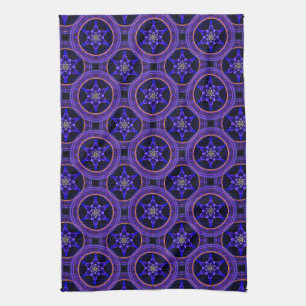 Linge De Cuisine Motif abstrait élégant boho moderne floral #505