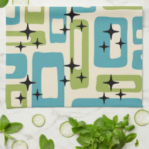 Linge De Cuisine Motif Abstrait moderne du milieu du siècle