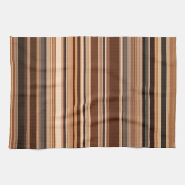 Linge De Cuisine Motif Brown trié (Horizontal)