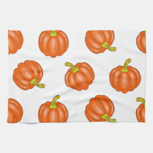 Linge De Cuisine motif citrouille