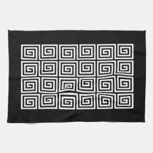 Linge De Cuisine Motif clé grec