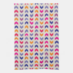 Linge De Cuisine motif coloré Aztec Chevron