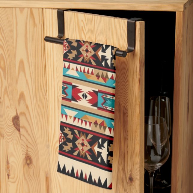 Linge De Cuisine motif cool occidental carrelé (Pliage en tiers)