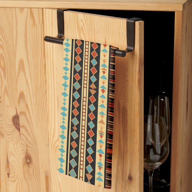 Linge De Cuisine motif cool occidental carrelé (Pliage en tiers)