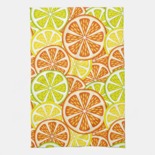 Linge De Cuisine Motif d'agrume