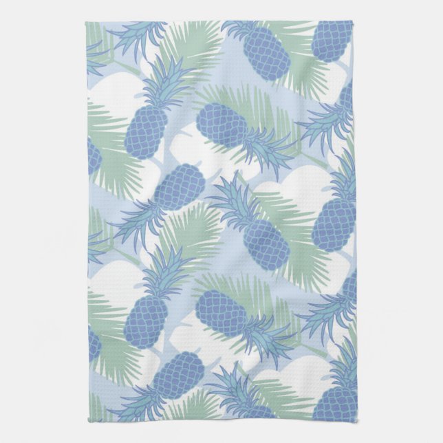 Linge De Cuisine Motif d'ananas tropical Pastel (Vertical)