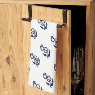 Linge De Cuisine Motif d'ancre de marine nautique