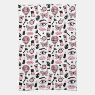 Linge De Cuisine Motif d'autocollant de maquillage