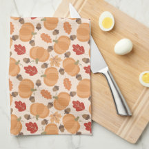 Motif d'automne avec citrouilles, glands et feuill