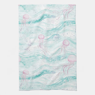 Linge De Cuisine Motif d'aventure sous-marine de méduse