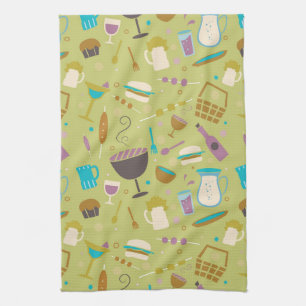 Linge De Cuisine Motif de barbecue