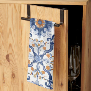 Linge De Cuisine Motif de carreaux Azulejos