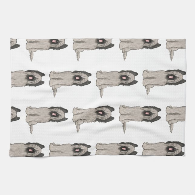 Linge De Cuisine Motif de cartes mignonnes (Horizontal)