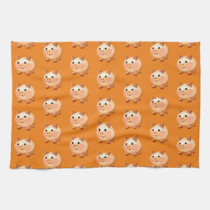Linge De Cuisine Motif de cochon pour bébé en caricature mignonne