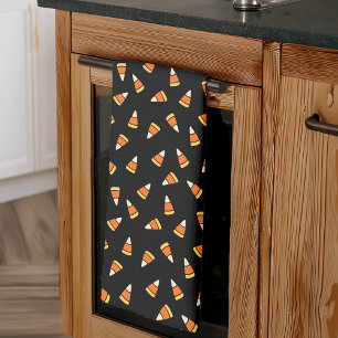 Linge De Cuisine Motif de Corne de bonbons d'Halloween