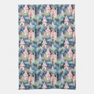 Linge De Cuisine Motif de cottage champignon fantaisiste (8)