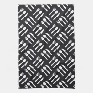 Linge De Cuisine Motif de couteau de cuillère de fourchette