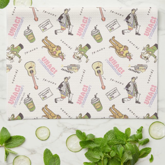 Linge De Cuisine Motif de dessin animé Tan FRIENDS™ (Plié)