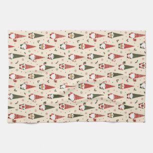 Linge De Cuisine Motif de fête de gnome de Noël