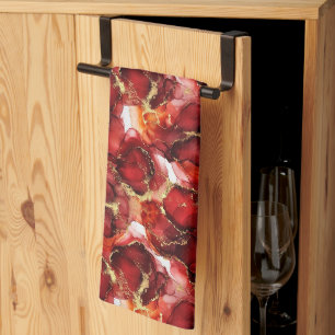 Linge De Cuisine Motif de feu rouge