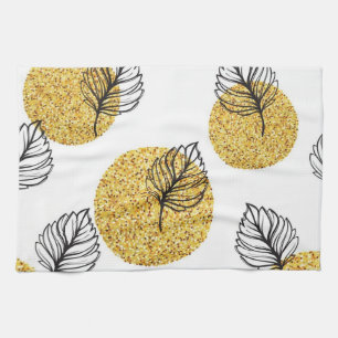 Linge De Cuisine Motif de feuilles