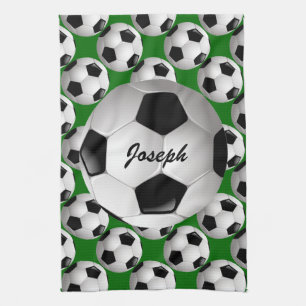 Linge De Cuisine Motif de football personnalisé