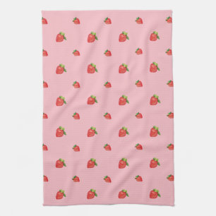 Linge De Cuisine Motif de fraises