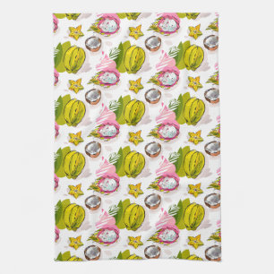 Linge De Cuisine Motif de fruit texturisé par carte blanche
