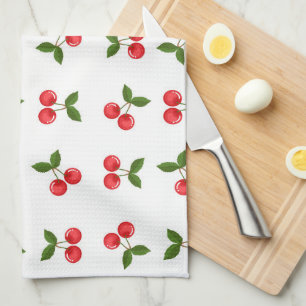 Linge De Cuisine Motif de fruits de cerisier