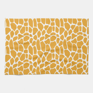 Linge De Cuisine Motif de girafe jaune mellow