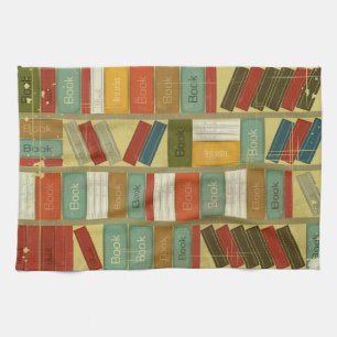 Linge De Cuisine Motif de livre