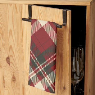 Linge De Cuisine Motif de Noël moderne rouge beige