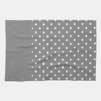 Motif de pois gris