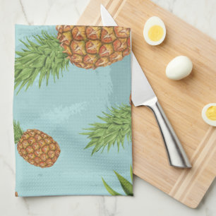 Linge De Cuisine Motif de pomme de pin aquarelle 2