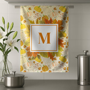 Linge De Cuisine Motif de récolte de citrouilles d'automne