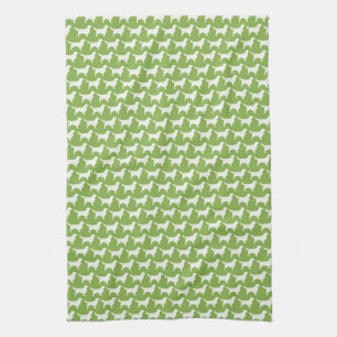 Linge De Cuisine Motif de silhouettes de golden retriever