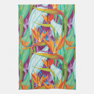 Linge De Cuisine Motif de Strelitzia
