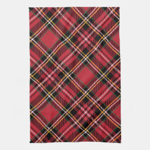 Linge De Cuisine Motif de tartan de Noël