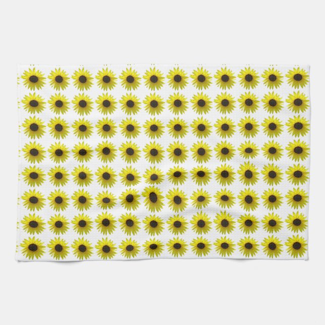 Linge De Cuisine Motif de tournesol (Horizontal)