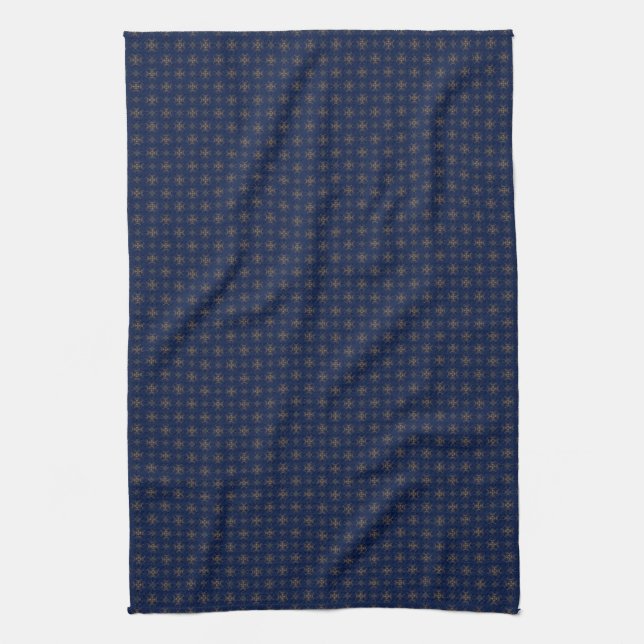 Linge De Cuisine Motif d'éclatement de diamant en bronze d'or (Vertical)