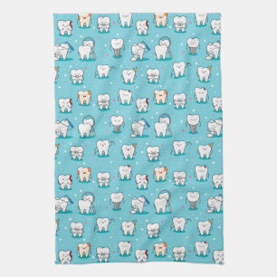 Linge De Cuisine Motif dentaire mignon