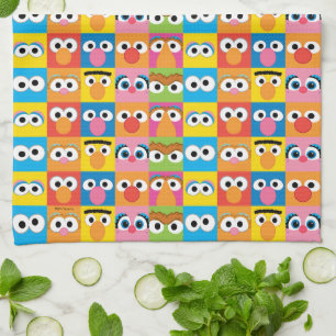 Linge De Cuisine Motif des yeux de caractère de rue Sésame