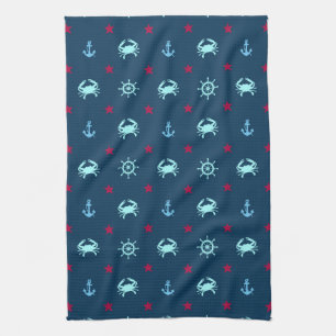 Linge De Cuisine Motif d'étoile nautique