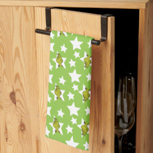 Linge De Cuisine Motif d'étoile qui louche Grinch
