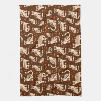 Linge De Cuisine Motif d'occelot