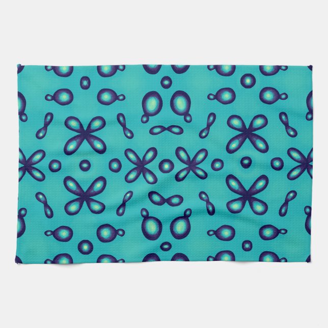 Linge De Cuisine Motif d'orbitales atomiques de chimie organique (Horizontal)